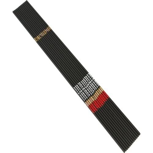 12pcs Archery carbon arrows spine340 arrows shaft ID.244" 3k weave for compound bow traditional bow hunting shooting