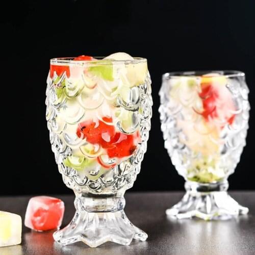 2 Pcs/Lot Crystal Beer Glass Clear Pineapple Shaped Whiskey Glasses Wedding Drinking Glass Drinkware Tumbler Set For Water Wine