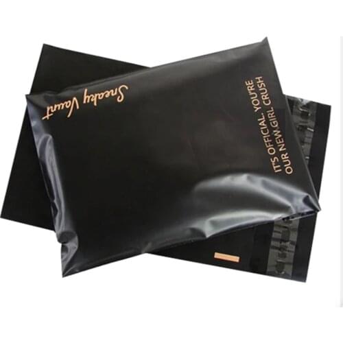 500pcs/Lot Customized Printed Logo Express Shipping Envelope / Poly Mailer / Plastic Courier Mailing Bags for Clothings