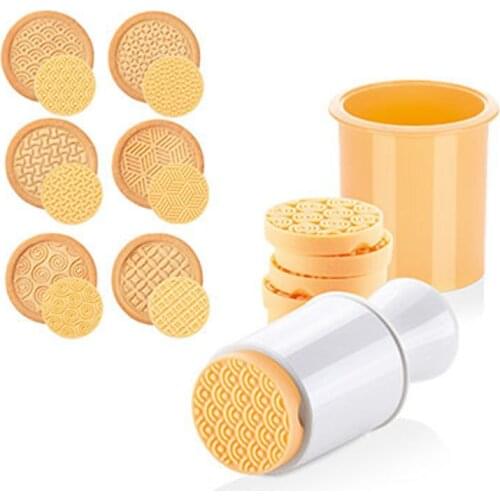 6pcs/set Cake Decoration Bakeware Kitchen Gadgets Cartoon Stamps Moulds Christmas Tree Cookie Tools Accessories Supplies Product