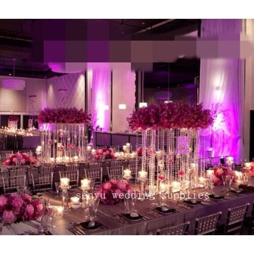 60cm/90cm tall )90x30cm width diameter )Modern wedding centerpieces stand small acrylic floral stand