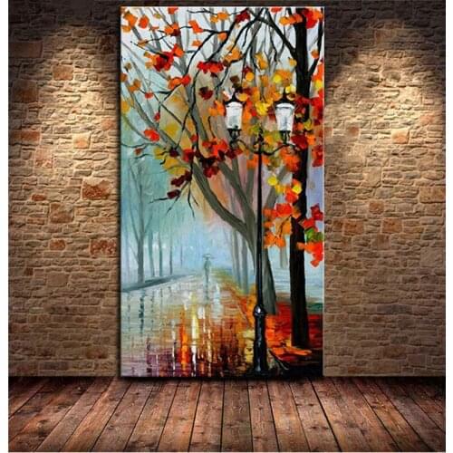 Diamond Embroidery Full Round Display Scenic Diamond Painting Landscape autumn City Night 5D Diy Cross Stitch RhinestoneZP-111
