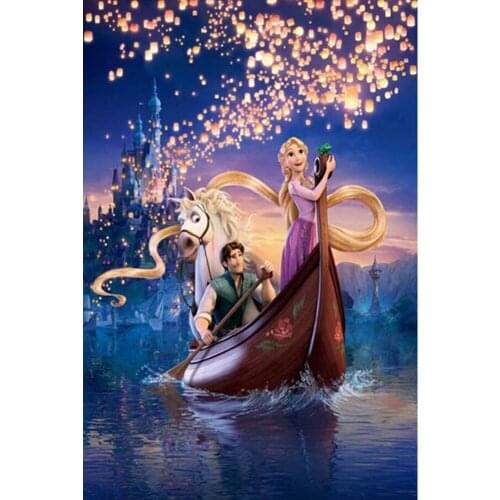Disney Diamond Embroidery Full 5D DIY Square Diamond Painting Fairy Tale Princess Cross Stitch Kits Mosaic Room Decoration Gift
