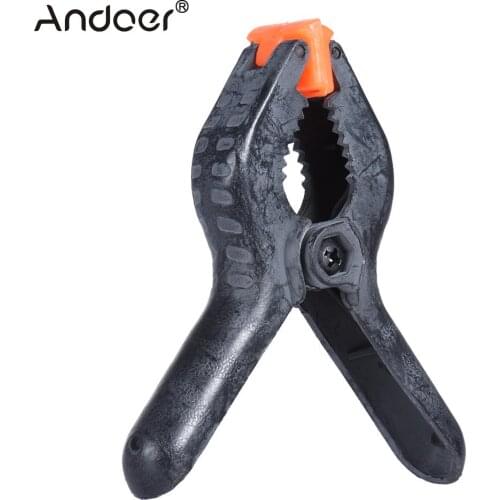 Andoer Tight Clip Clamp Photographic Equipment Universal Use for Photography Studio Photo Paper Background Backdrop Stand Holder