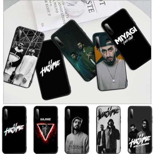 Endshpiel Miyagi Rapper Black Silicone Mobile Phone Case Cover For Redmi Note 6 8 9 Pro Max 9s 8t 7 5A 5 4 4x