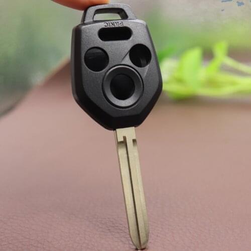 DAKATU 4 Buttons Car Blank Key Remote Case Fob Cover For Subaru Forester XV Legacy Outback Replacement Remote Shell