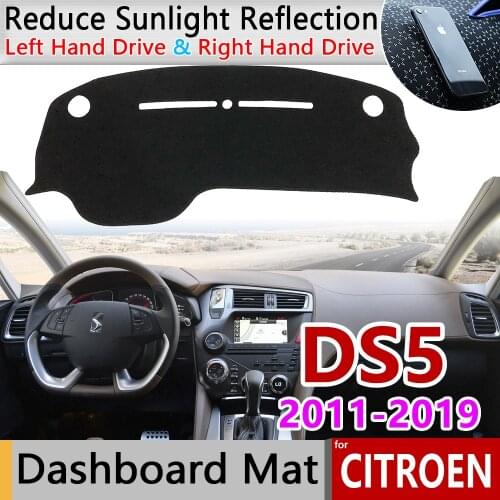 For Citroen DS 5 DS5 2011~2019 Anti-Slip Mat Dashboard Cover Pad Sunshade Dashmat Accessories 2012 2013 2014 2015 2016 2017 2018