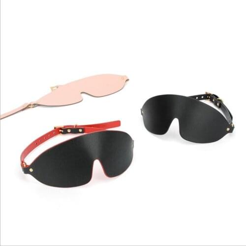 Erotic Costumes Leather SM Bondage Sex Eye Mask Blindfold Fetish Bdsm Party Women Masquerade Eye Masks porn Sex Toys S0948