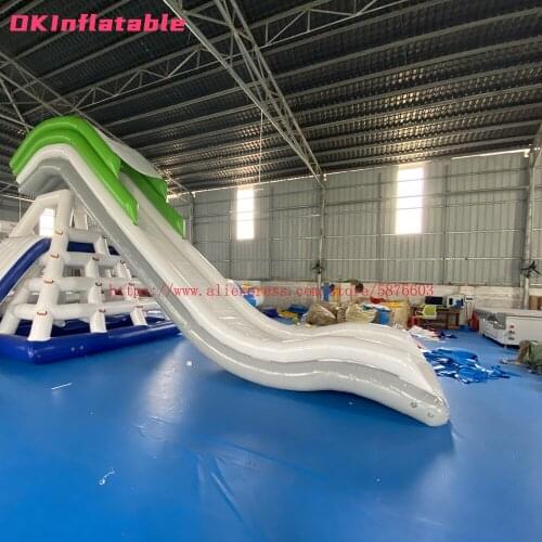 Qualified Durable PVC inflatable yacht slide water floating inflatable boat slides for sale