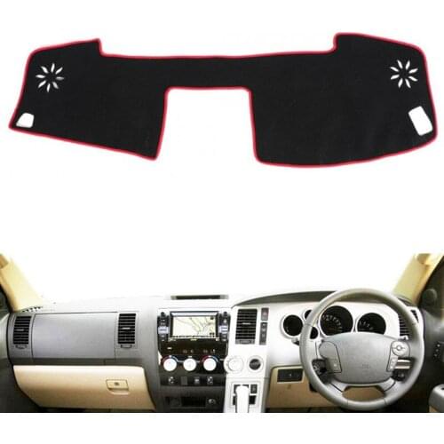 For Toyota Tundra Sequoia 2008 2009 2010 2011 2012-2014 Dashboard Cover Mat Pad Dashmat Sun Shade Instrument Carpet Accessories