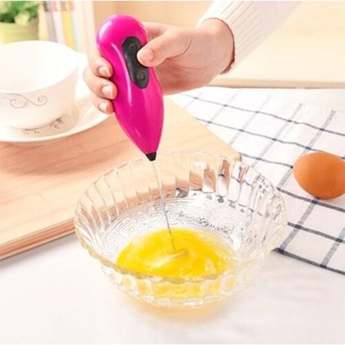 Kitchen Whisk Electric Household Mini Manual Coffee Cream Whisk Blender Baking Cake Handheld Small Creative Drink Mixer Stirrer