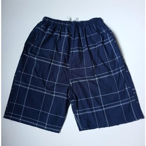 2020 beach pants mens quick dry cotton print mens European quarter Shorts Large loose surfer swimsuit mens pants