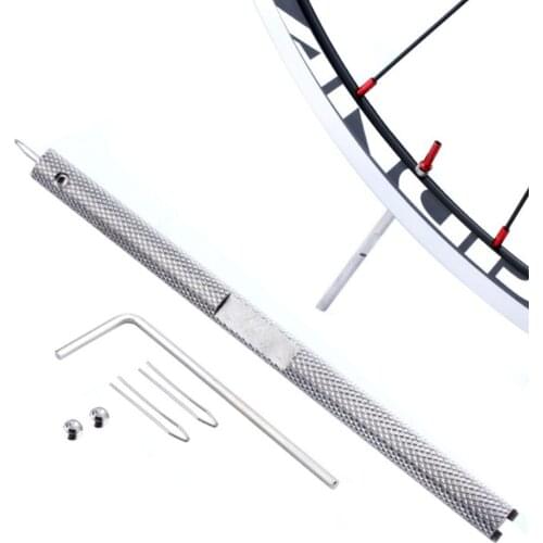 Anti-slip surface MTB Bike Spoke Wrench Tightener Fixed Gear Wheel Repairing Road Bicycle Tool Set Accessories for Deep Rims