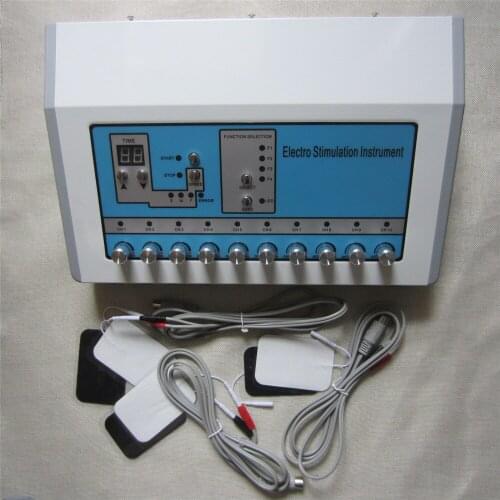 With Self-stick Pads Micro Current Electrode Fitness Machine Russian Waves EMS Electric Muscle Stimulator for Body Detoxing