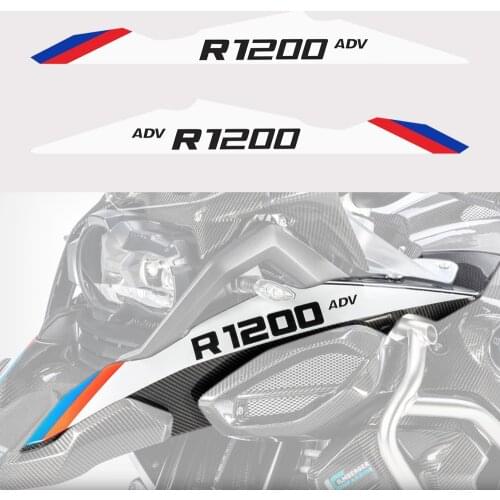 For BMW 2014-2019 R1200GS R1250GS ADV Adventure kit Beak Fender Motorcycle Decal Sticker Waterproof M 24