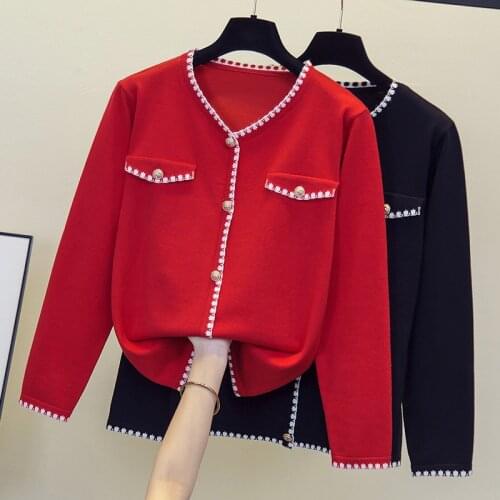 M-4XL autumn winter plus size women sweaters pullover 2021 long Sleeve v neck button loose casual basic thick sueters de mujer