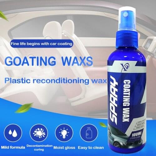 100ml Auto Car Interior Plastic Dashboard Waxing interior leather Dedicated Refurbishing Agent Cleaner Auto Accessoires