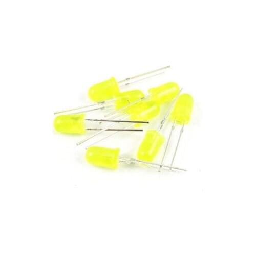 1000pcs/lot F5 5MM Round Yellow Color Highlight Diffused Round DIP Light-Emitting Diode LED Lamp
