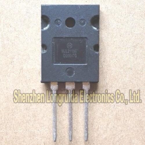 2Pairs MJL21195G MJL21195 + MJL21196G MJL21196 TO-3PL 16A 250V 200W NPN + PNP Silicon Power Transistor