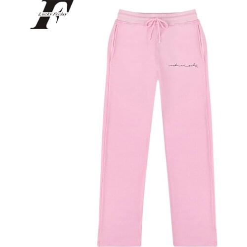 2018 GOT7 Cotton long pant Women/Men Trousers Sweatpants Jogger Pants Slim Fit Print hit hop Warm Pants Plus Size