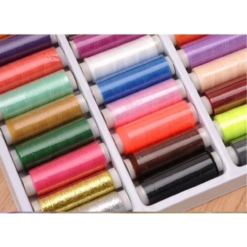 39 color high quality handmade sewing thread, home embroidery sewing machine line box durable sturdy hand stitching