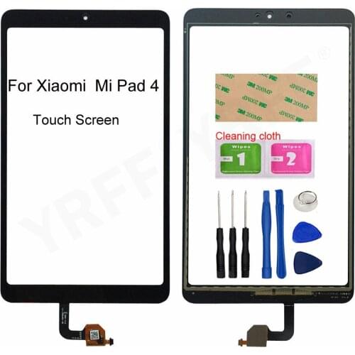 8.0'' TouchScreen For Xiaomi Mi Pad 4 Touch Screen Digitizer Sensor Glass Panel Replacement Parts
