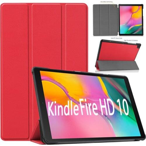 For Kindle Fire HD 10 2021 Case Kindle Cover Case for Fire HD8 2019/2017/2018 Fire HD7 Tablet Cases With Stand For Fire HD10