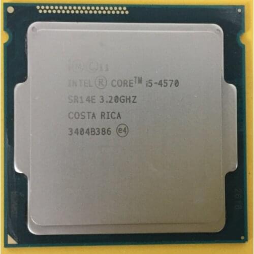 Intel Core I5 4570 i5 4570 3.2GHz 6MB Socket LGA 1150 Quad-Core CPU Processor SR14E i5-4570