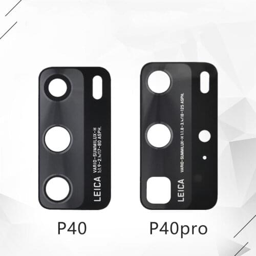 For Huawei P40 P40 Pro Original Rear Back Camera Glass Lens Replacement Part with Adhesive Sticker
