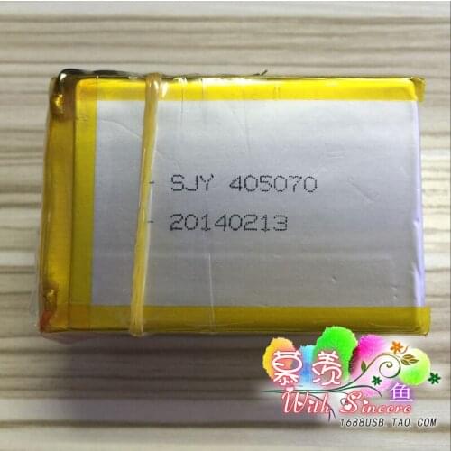 GPS navigator 384969 car recorder 405070 general rechargeable 3.7V polymer lithium battery