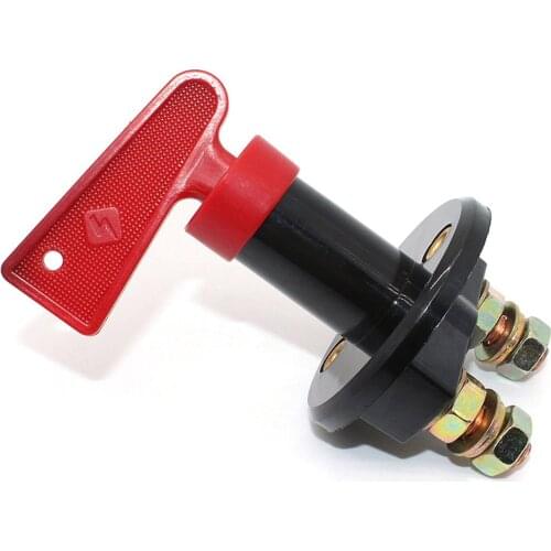 12V Car Truck Boat Battery Isolator Disconnect Cut Off Power Switch 300 AMPS For Home And Automotive With Waterproof Cover