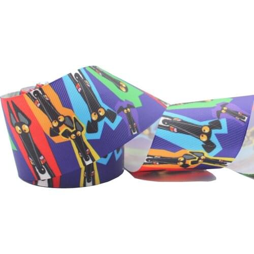 Dog Pattern Grosgrain Ribbons, Boutique Ribbons for Gifts Wrapping, DIY Bow Hair Accessories Collar for Easter