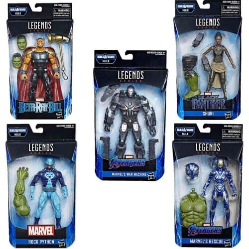 15cm Hasbro Marvel Legendsl Pepper MK49 War Machine Shuri Beta Ray Bill Action Figure Speelgoed for A Het Verzamelen Van Acties