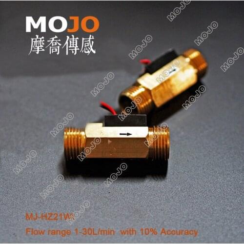 MJ-HZ21WI(60mm) G1/2" Water Flow Hall Sensor Switch Flow Meter 1-30L/min For Industrial Control