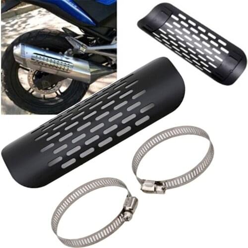 Motorcycle Modified Exhaust Pipe Decorative Plate Middle Section Cover Exhaust Pipe anti-scalding Cover