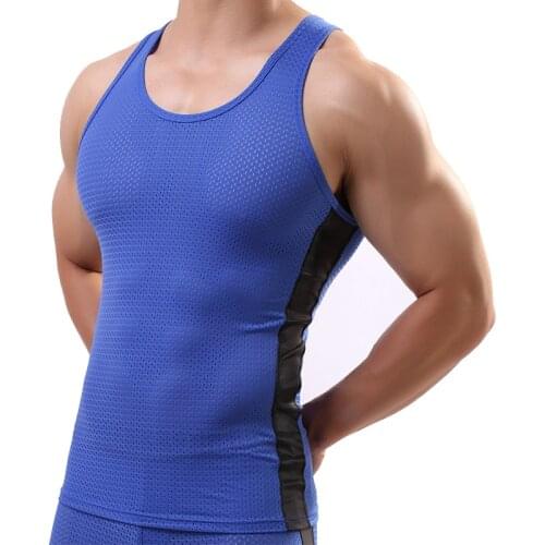 Men Sleeveless Gym Tank Top O-Neck Vest Tops Mens Bodybuilding Tank Tops Male Fitness Workout Undershirt Summer Vest 4colors