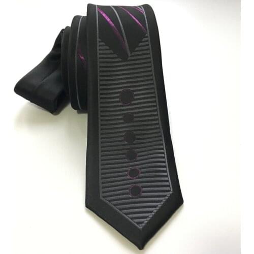 2021 Mens Ties Novelty Panel Neck Tie Fashion Men Personality Neckties