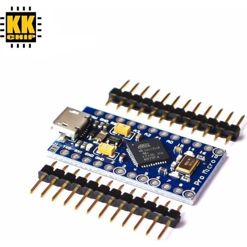 Pro Micro ATmega32U4 5V 16MHz Replace ATmega328 For arduino ATMega 32U4 Pro Mini With 2 Row Pin Header