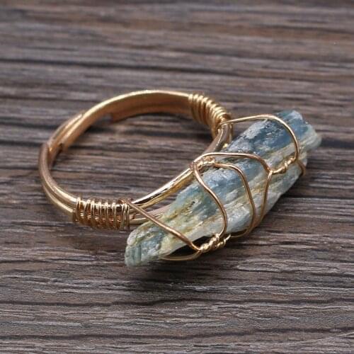 Hot Sale Natural Amethyst Semi-precious Stone Open Ring Ladies Ring Increase The Charm DIY Jewelry Fashion Jewelry Gifts