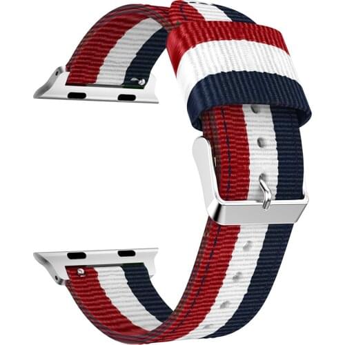 Nylon Canvas Breathable strap for apple watch 5 band 42mm 38mm for iWatch serise 4 3 2 1 watchband