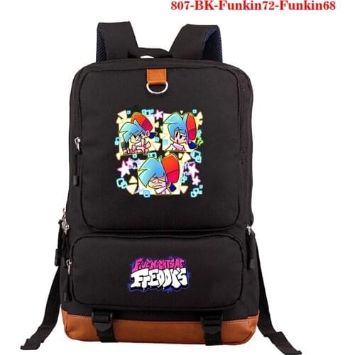 Friday Night Funkin Print Backpack Men Laptop Travel Bag Schoolbag for Teenage Fashion Large Capacity Rucksack Student SchoolBag
