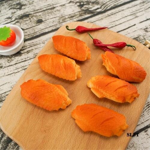Dining room hotel restaurant store shop decoration simulation food display props fake chicken nugget Drumsticks Wings model