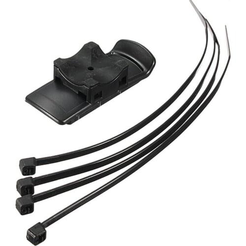 Generic Quick Release Bike Handlebar Mount for Garmin eTrex Dakota OREGON GPSMAP62S RINO with Cable Ties Black Color