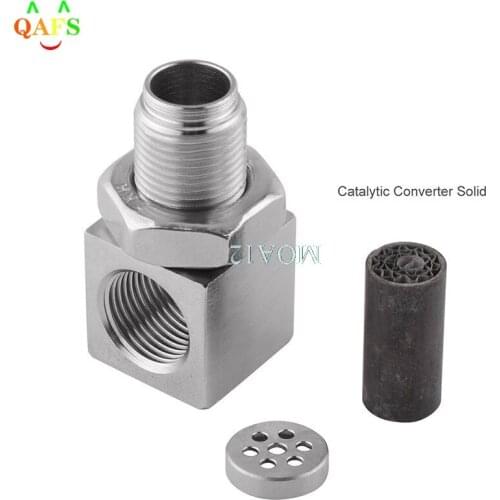 Universal Oxygen Sensor Extender 90 Degree 02 Bung Extension Catalytic Converter O2 Oxygen Sensor Spacer SPEEDWOW Wholesale