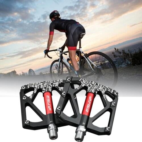 Bike Pedals Aluminum Antiskid Durable Bicycle Pedal Mountain Road Bicycle Pedals Aluminum Alloy Riding Accessories Cycling Part