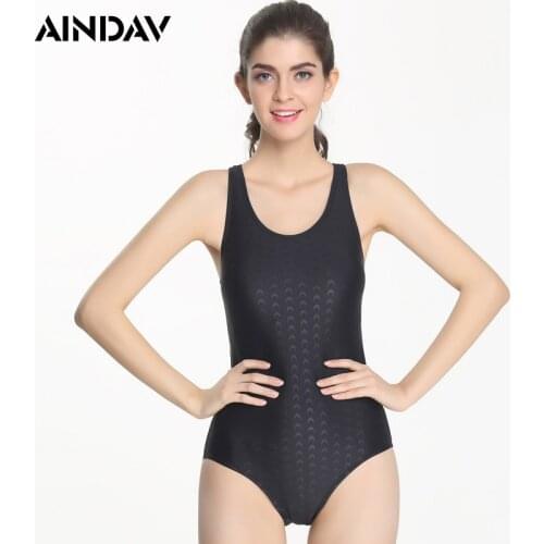 Waterproof Sport Women Swimsuit Professional Swimwear Quick Dry One Piece Swimsuit Backless Bathing Suits