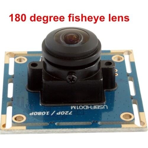 High Speed 120fps CMOS OV2710 Mini Cmos FOV 180 Degree Wide Angle Fisheye Lens Webcam Camera Module