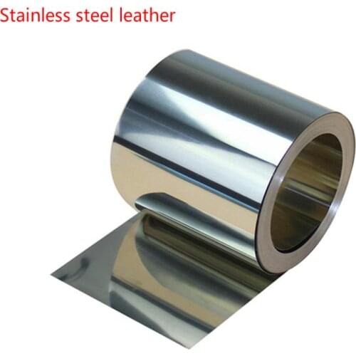 1pcs 0.3mm x 100mm x 1m stainless steel thin plate foil, light weight and high strength. Heat and corrosion resistant