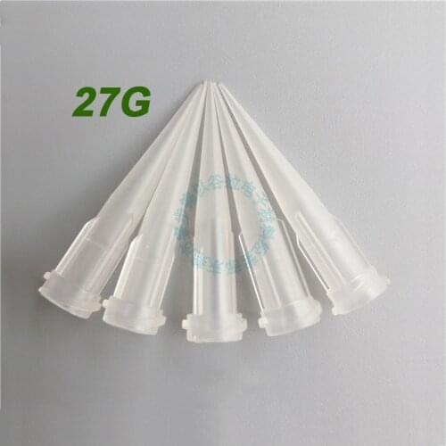 100pcs 27G TT assorted Plastic Conical Smoothflow Tapered Needle/Tips Dispense Tips set