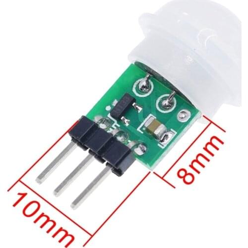 5PCS/LOT Miniature human body induction module PIR module infrared module pyroelectric human body infrared sensor module